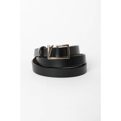 Asymmetrical Buckle Belt - Black - 210 Other Accessories