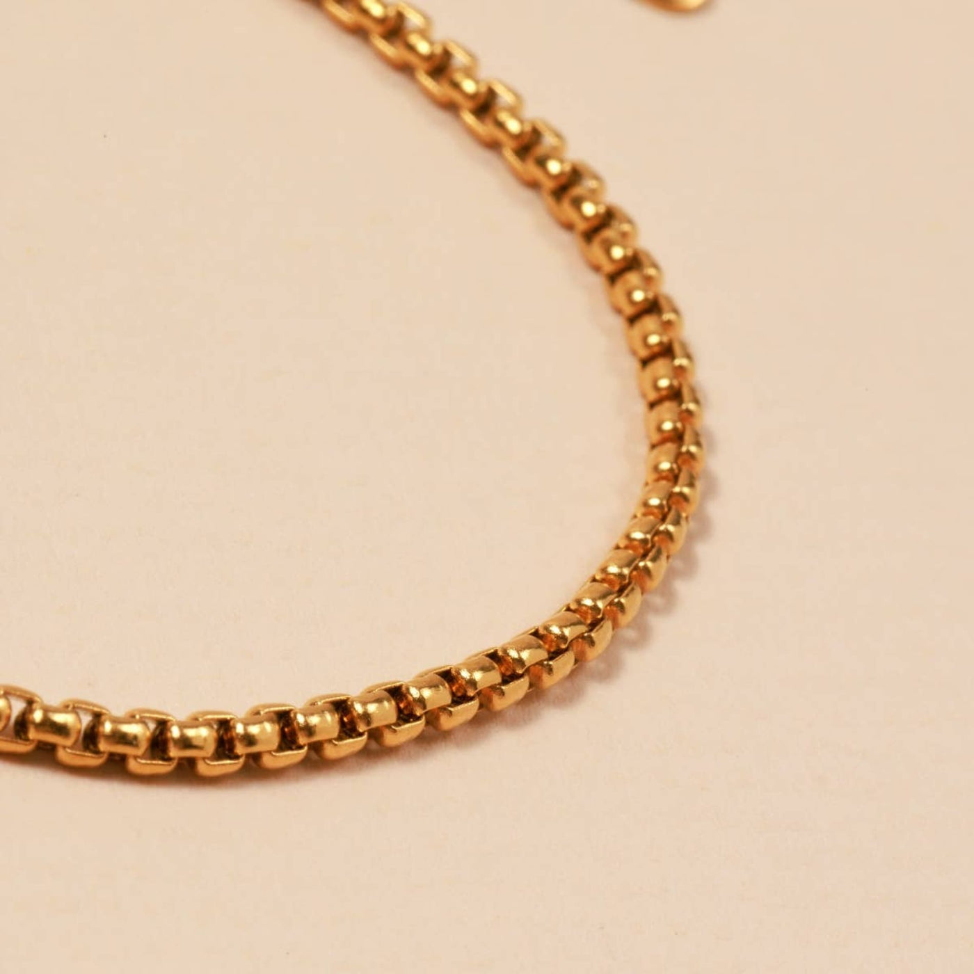 18K Gold Plated Dainty Chain Bracelet - Gold - 190 Jewelry