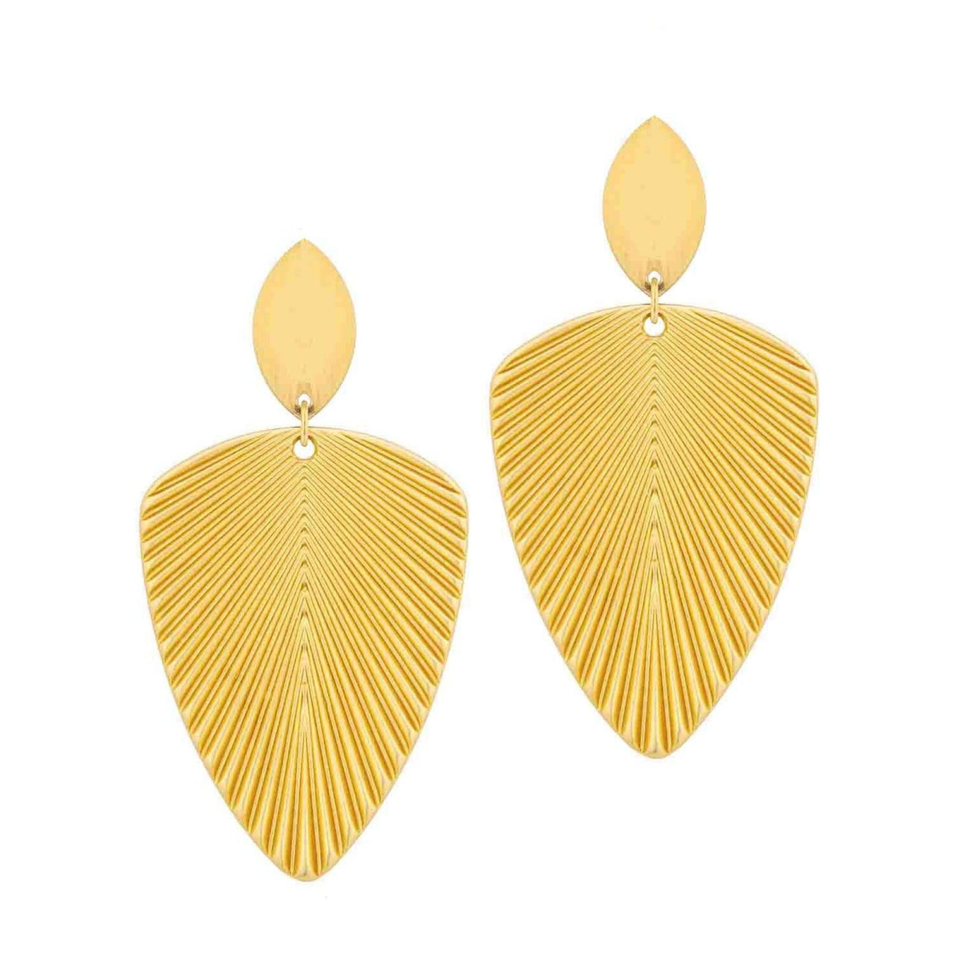 Amaya Earrings - Matte Gold - 190 Jewelry