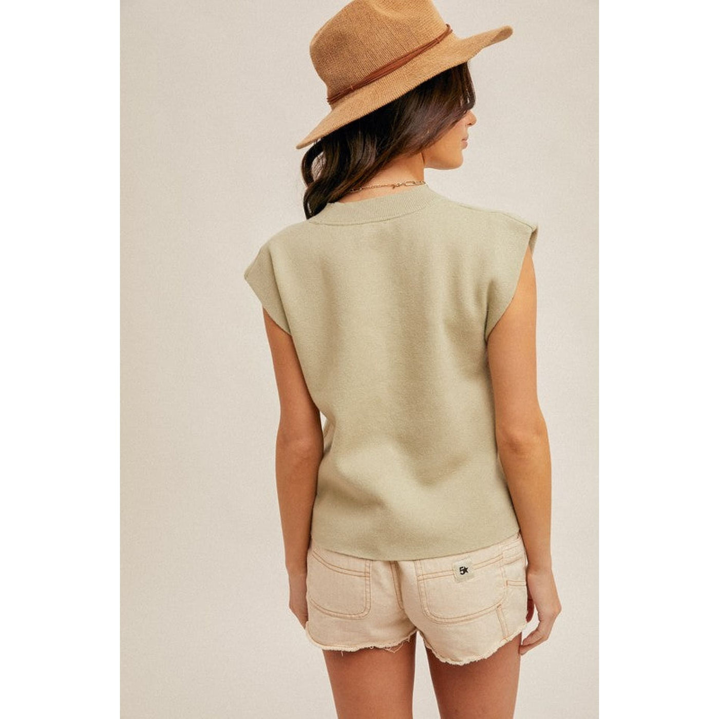 Ask Me Why Sweater Top - 100 Short/Sleeveless Tops