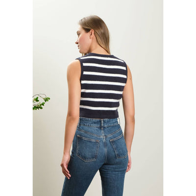 Best Ever Top - S / Navy - 100 Short/Sleeveless Tops