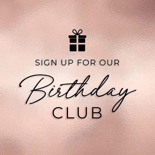 Birthday club advertisement.