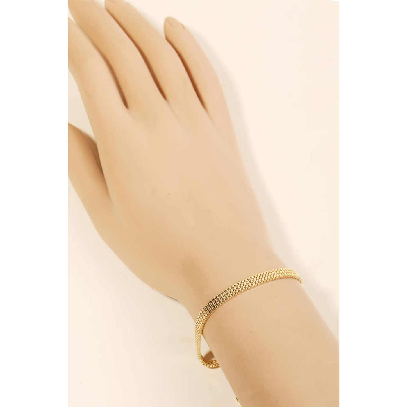 Box Chain Bracelet - Gold - 190 Jewelry