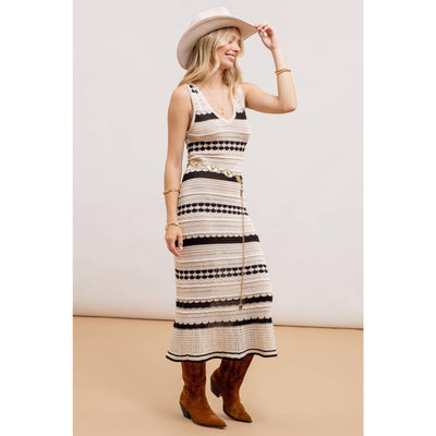 Bring You Along Midi Sweater Dress - M / Natural 170 Casual Dresses/Jumpsuits/Rompers