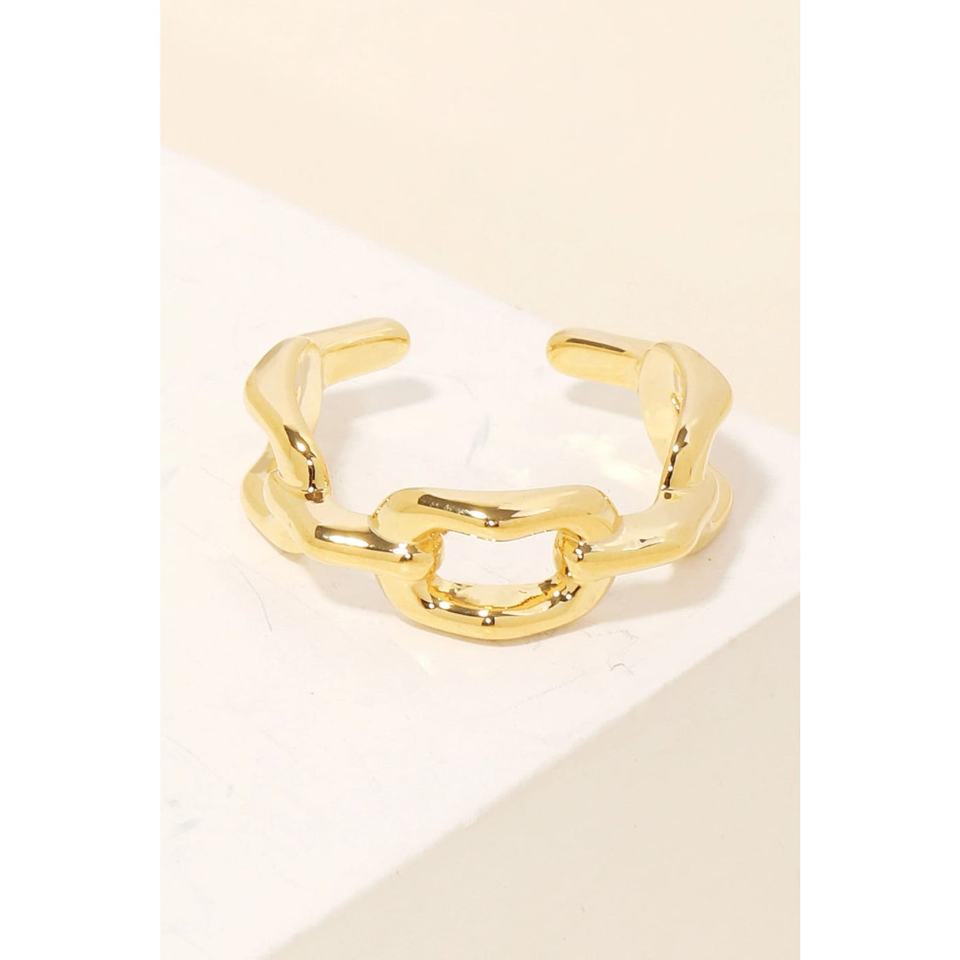 Chain Link Ring - Gold - 190 Jewelry