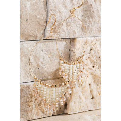 Chandelier Earrings - Natural - 190 Jewelry