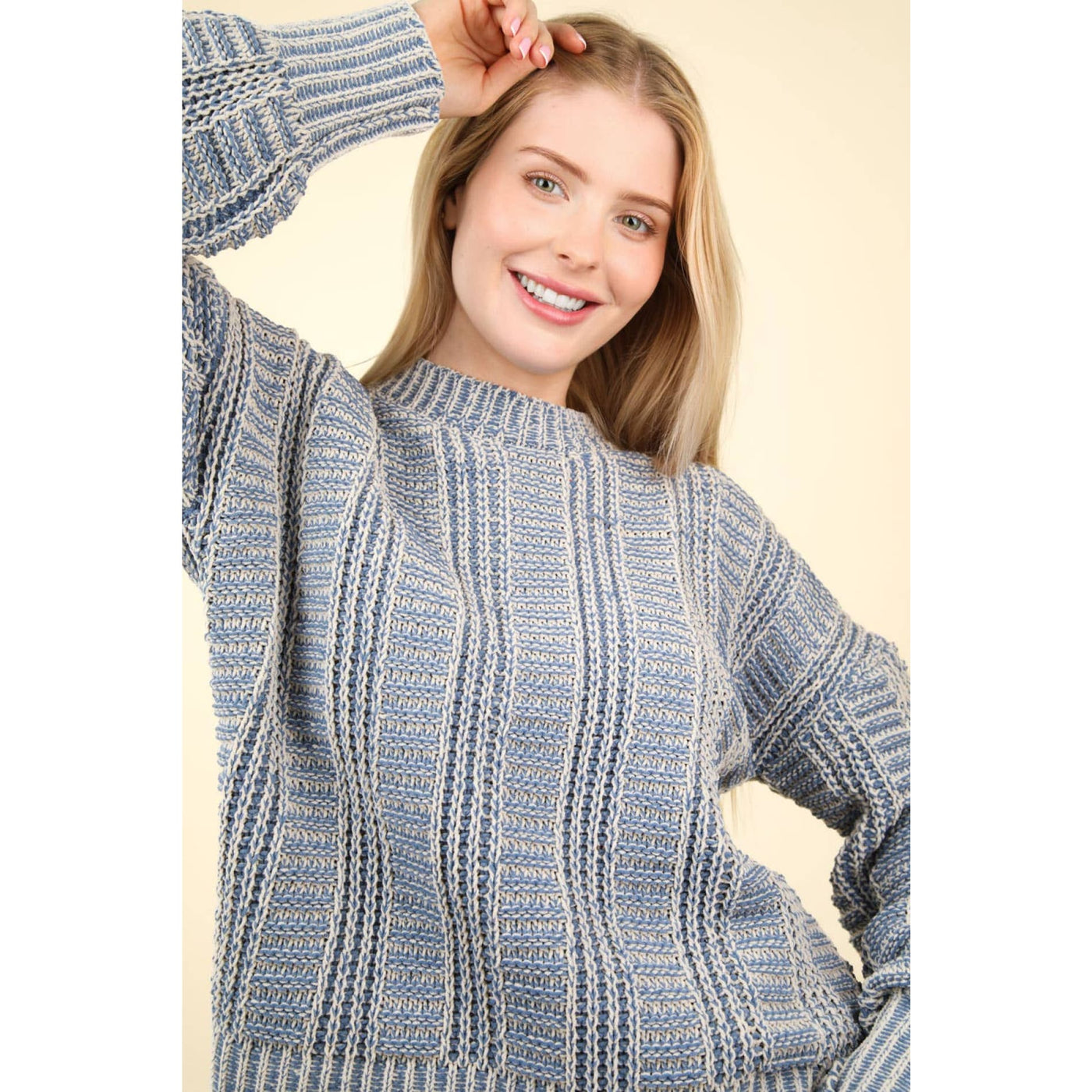 Chase The Blues Away Sweater - S / Blue - 130 Sweaters/Cardigans