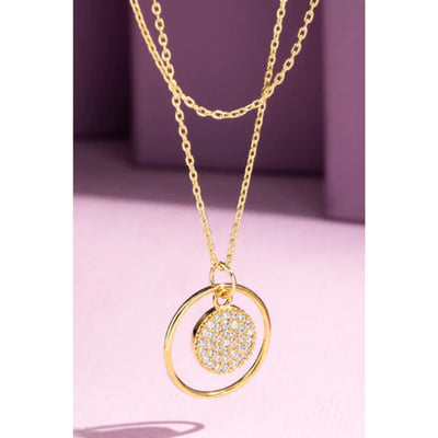Circle Pendant Necklace - 190 Jewelry