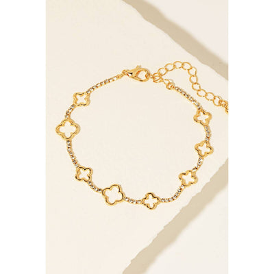 Clover Chain Bracelet - Gold - 190 Jewelry