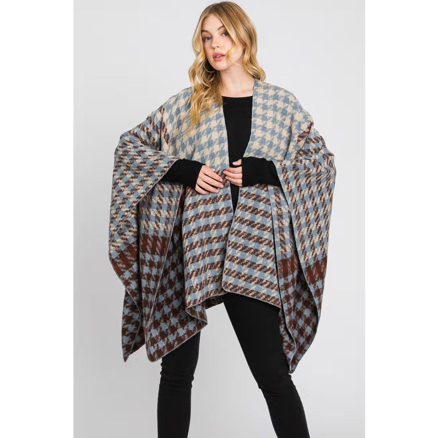 Ever Lasting Poncho - O/S / Dark Brown / 1218 - 210 Other Accessories