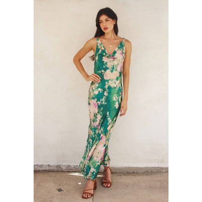 Evergreen Garden Maxi Dress - S / Green - 175 Evening Dresses/Jumpsuits/Rompers