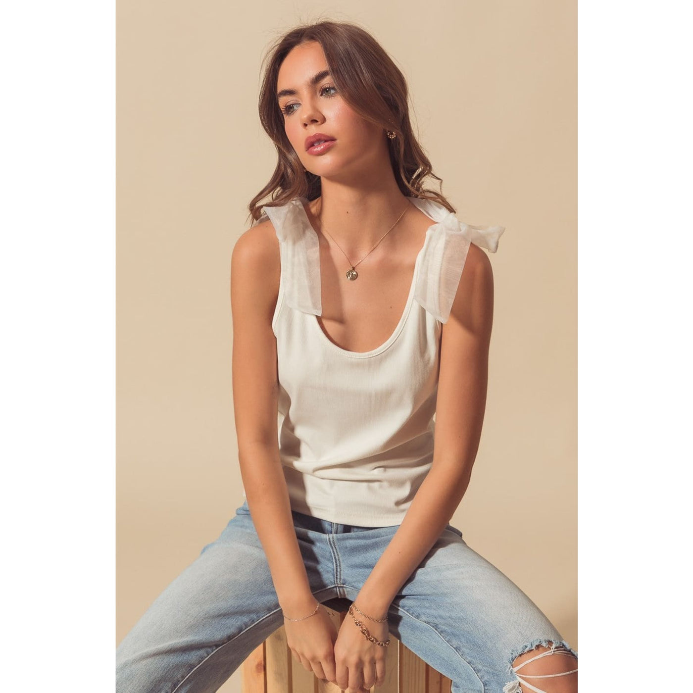 Falling For You Top - 100 Short/Sleeveless Tops