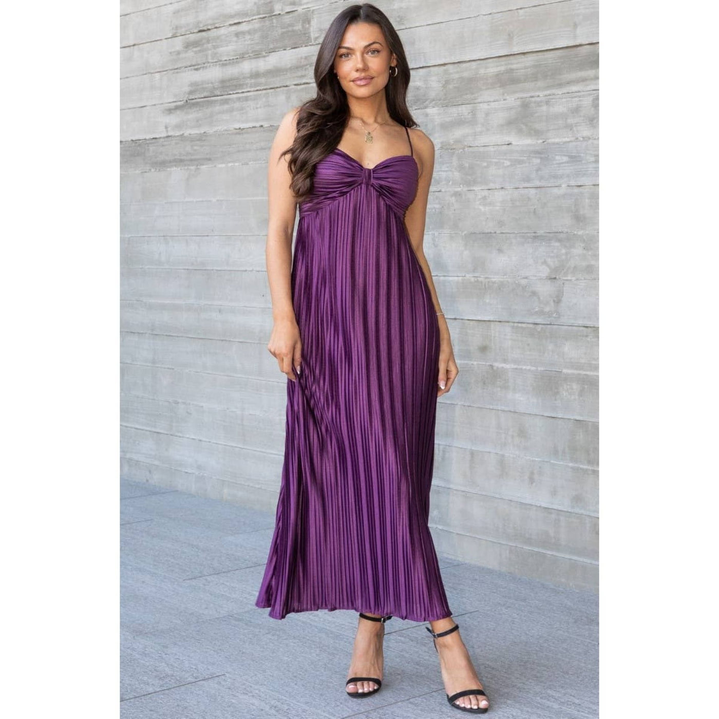 Feeling Alright Midi Dress - S / Plum - 175 Evening Dresses/Jumpsuits/Rompers