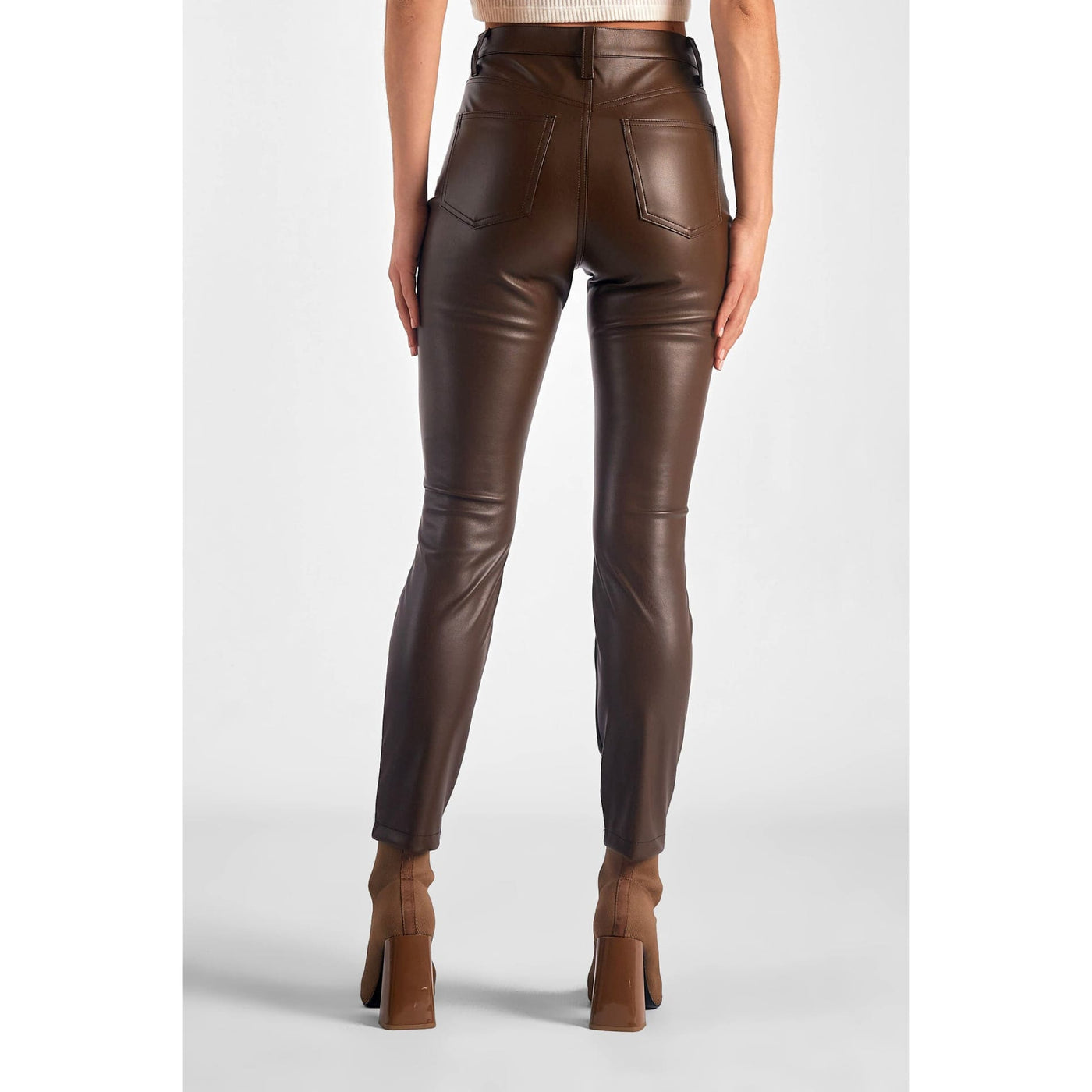 Flash From The Past Faux Leather Bottoms - 150 Bottoms