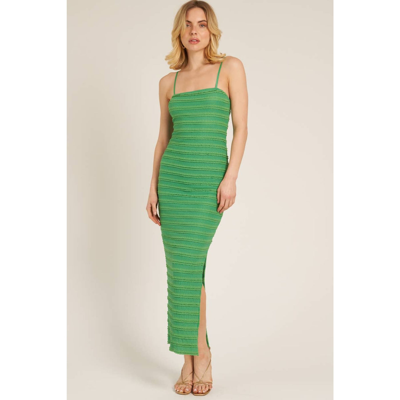 Garden Party Maxi Dress - Green / M - 175 Evening Dresses/Jumpsuits/Rompers