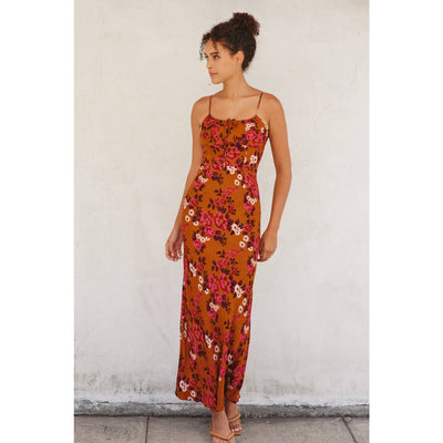 Heart To Heart Maxi Dress - S / Burnt Orange - 175 Evening Dresses/Jumpsuits/Rompers