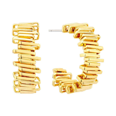 Hudson Earrings - Matte Gold - 190 Jewelry