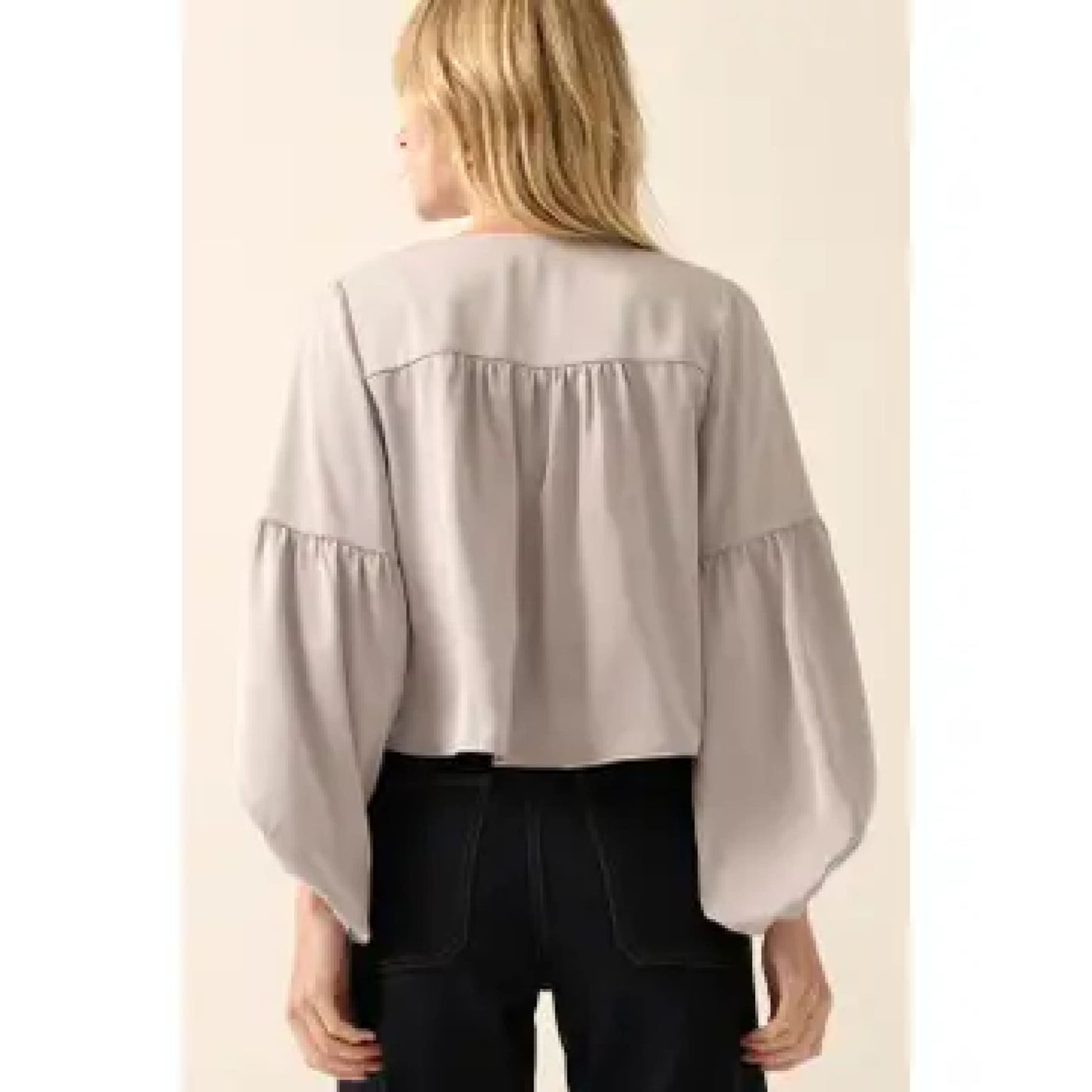 In My Wildest Dreams Satin Top - 120 Long Sleeve Tops