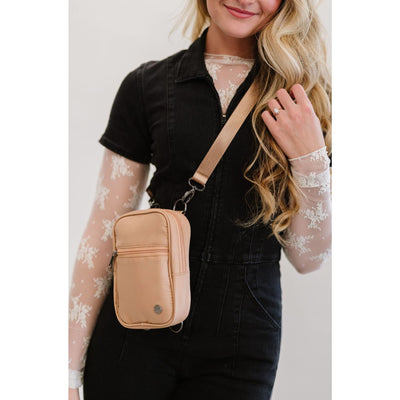 Lainey Convertible Multi-Wear Travel Crossbody Bag - Desert Sand - 200 Handbags