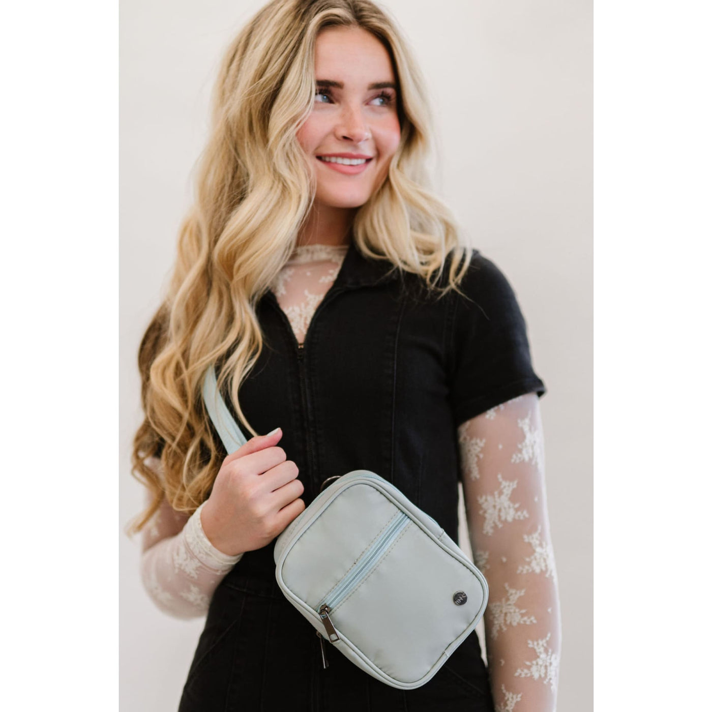 Lainey Convertible Multi-Wear Travel Crossbody Bag - Sea Foam - 200 Handbags