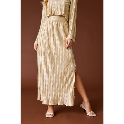 Leah Pleated Maxi Skirt - 150 Bottoms