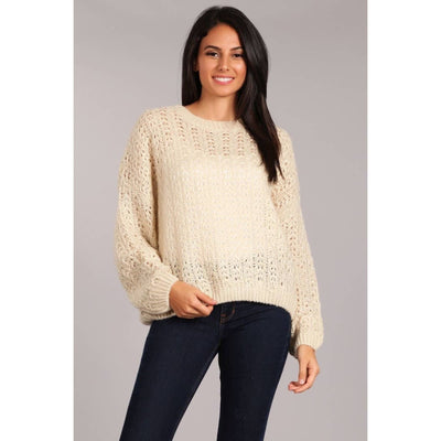 Let Me Go Sweater - S/M / Beige - 130 Sweaters/Cardigans