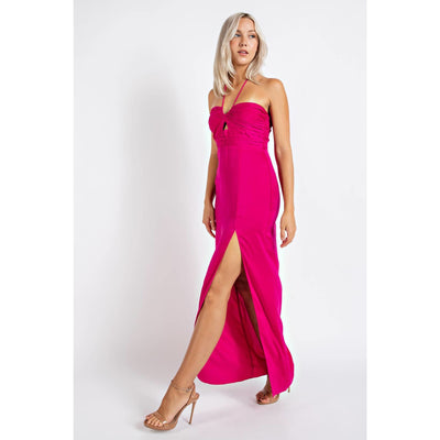 Life Of The Party Maxi Dress - M / Fuchsia - 175 Evening Dresses/Jumpsuits/Rompers