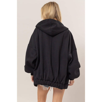 Love You Like That Oversized Zip Up - 130 Sweaters/Cardigans