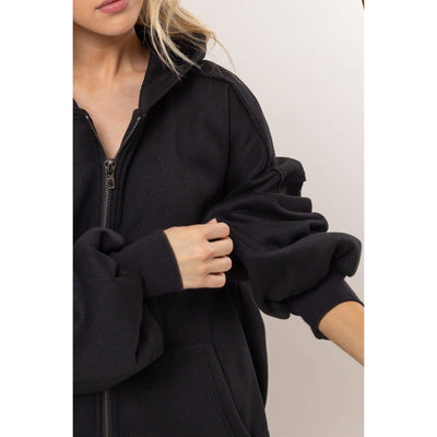 Love You Like That Oversized Zip Up - 130 Sweaters/Cardigans