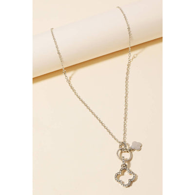 Mini Clover Necklace - Silver - 190 Jewelry