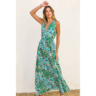 Monstera Medley Maxi Dress - 175 Evening Dresses/Jumpsuits/Rompers