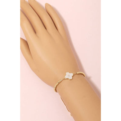 Mother Of Pearl Clover Bracelet - 190 Jewelry