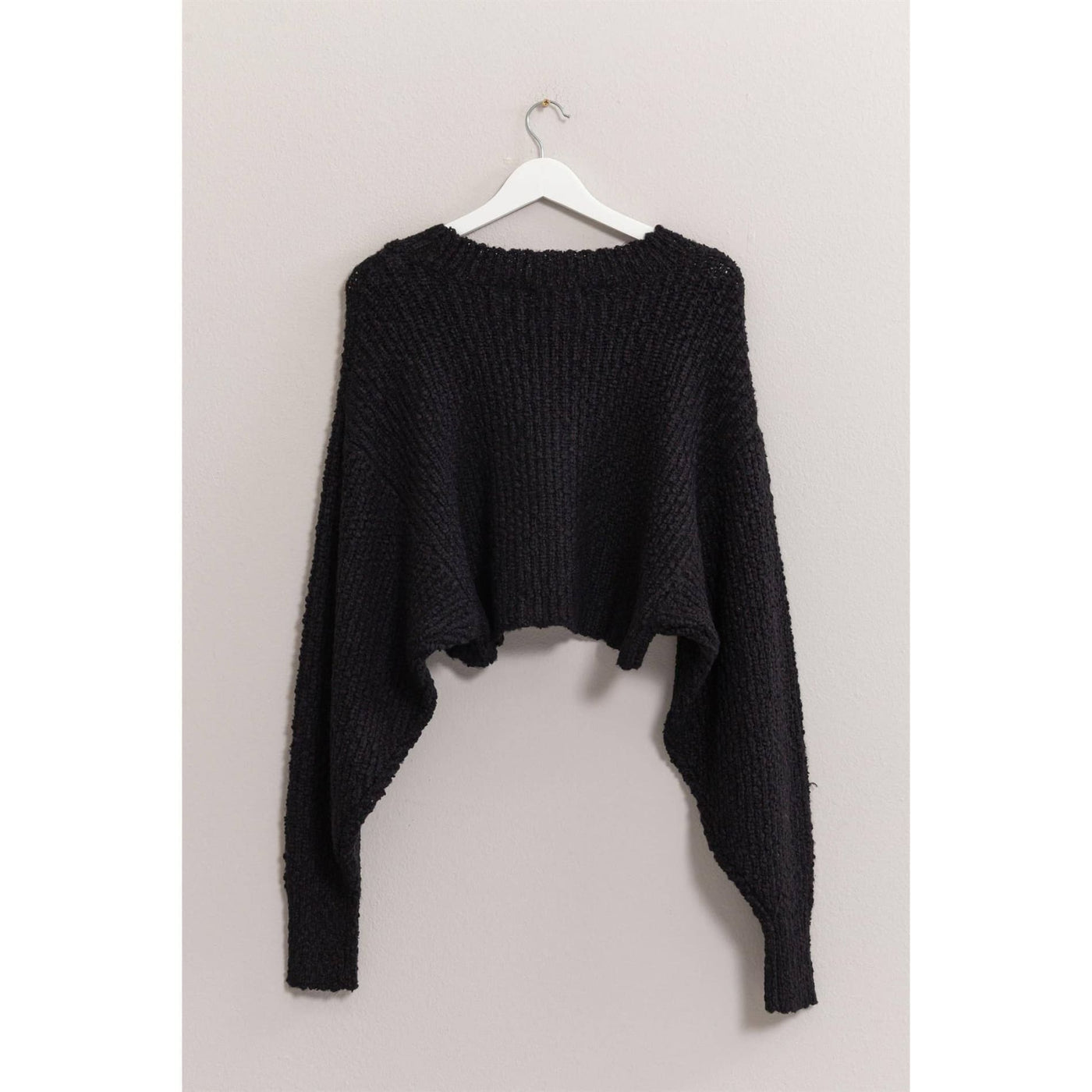 Never Walk Away Sweater - S / Black / 0113 - 130 Sweaters/Cardigans