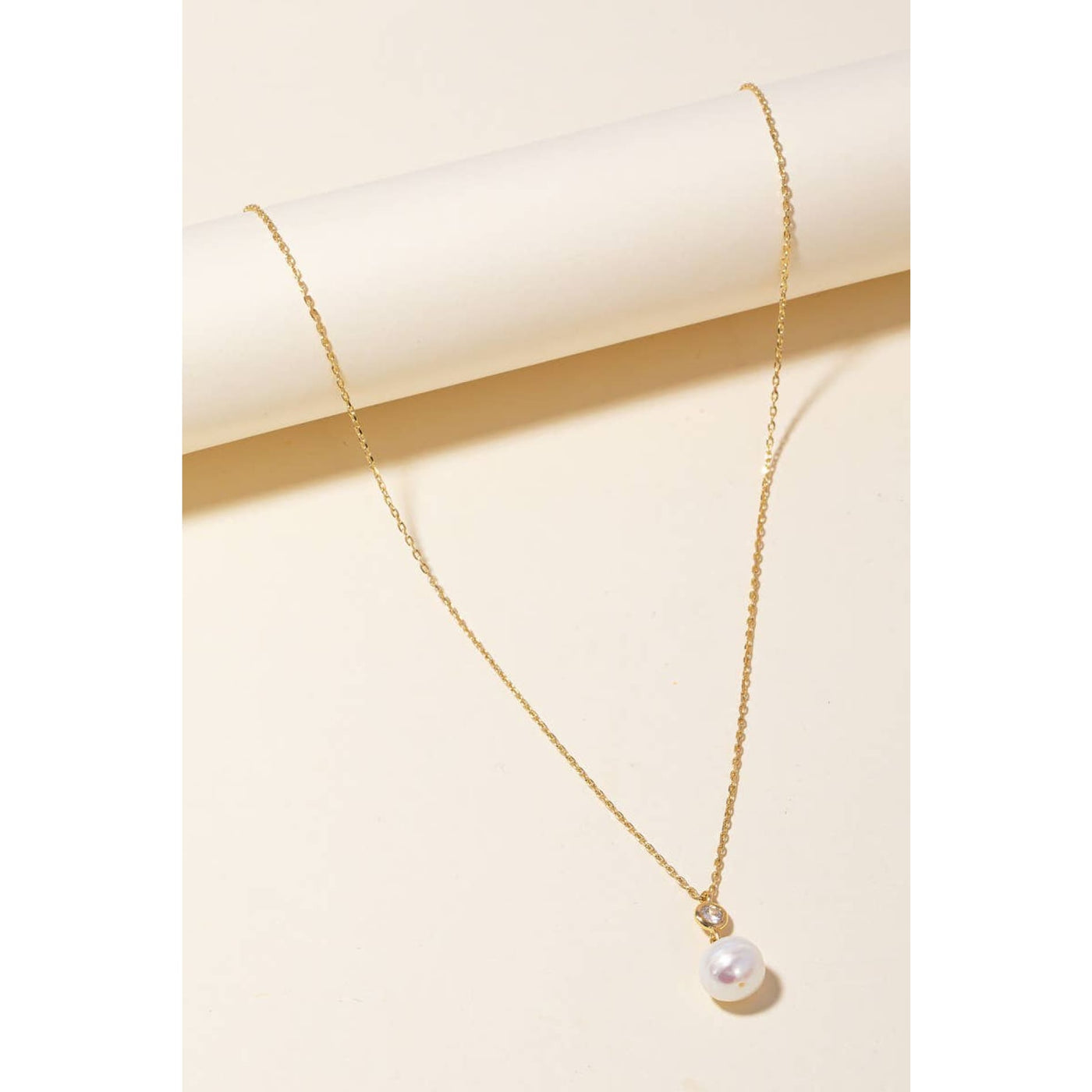 Pearl Necklace - Gold - 190 Jewelry