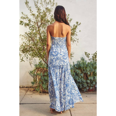 Porcelain Paisley Maxi Dress - 175 Evening Dresses/Jumpsuits/Rompers