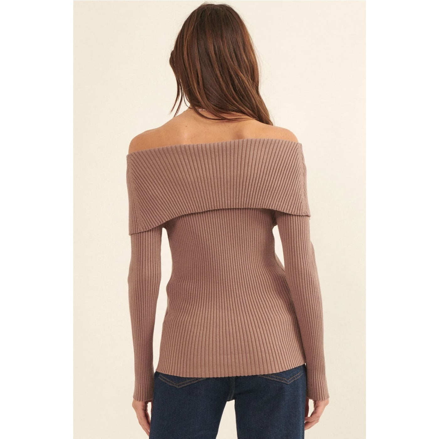 Protect My Peace Ribbed Sweater - 130 Sweaters/Cardigans