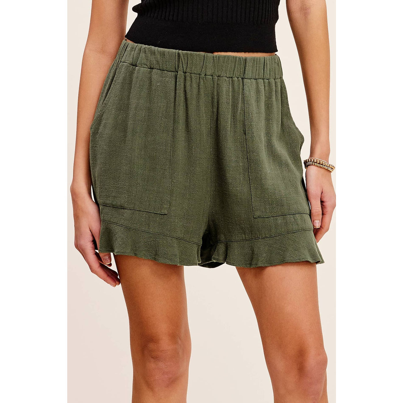 Ride The Waves Shorts - M / Olive - 150 Bottoms