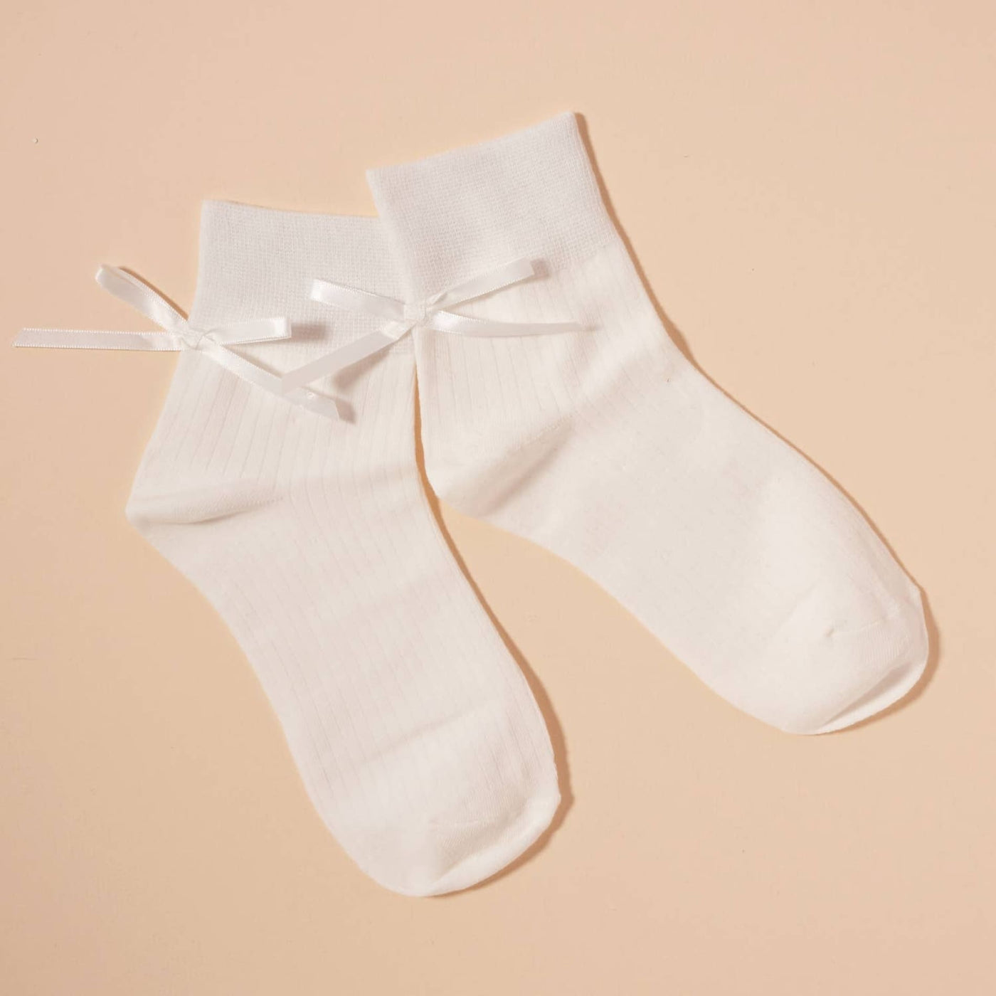 Satin Bow Ankle Socks - 210 Other Accessories