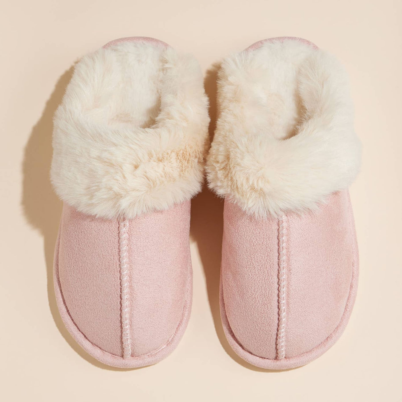 Sherpa Fur Indoor/Outdoor Slippers - S 6-7 / Pink - 210 Other Accessories