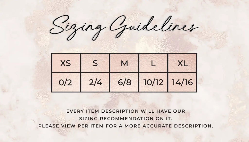 Sizing Guidelines