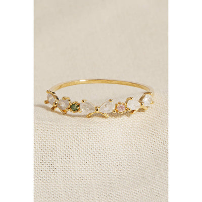 Teardrop Studded Ring - 190 Jewelry