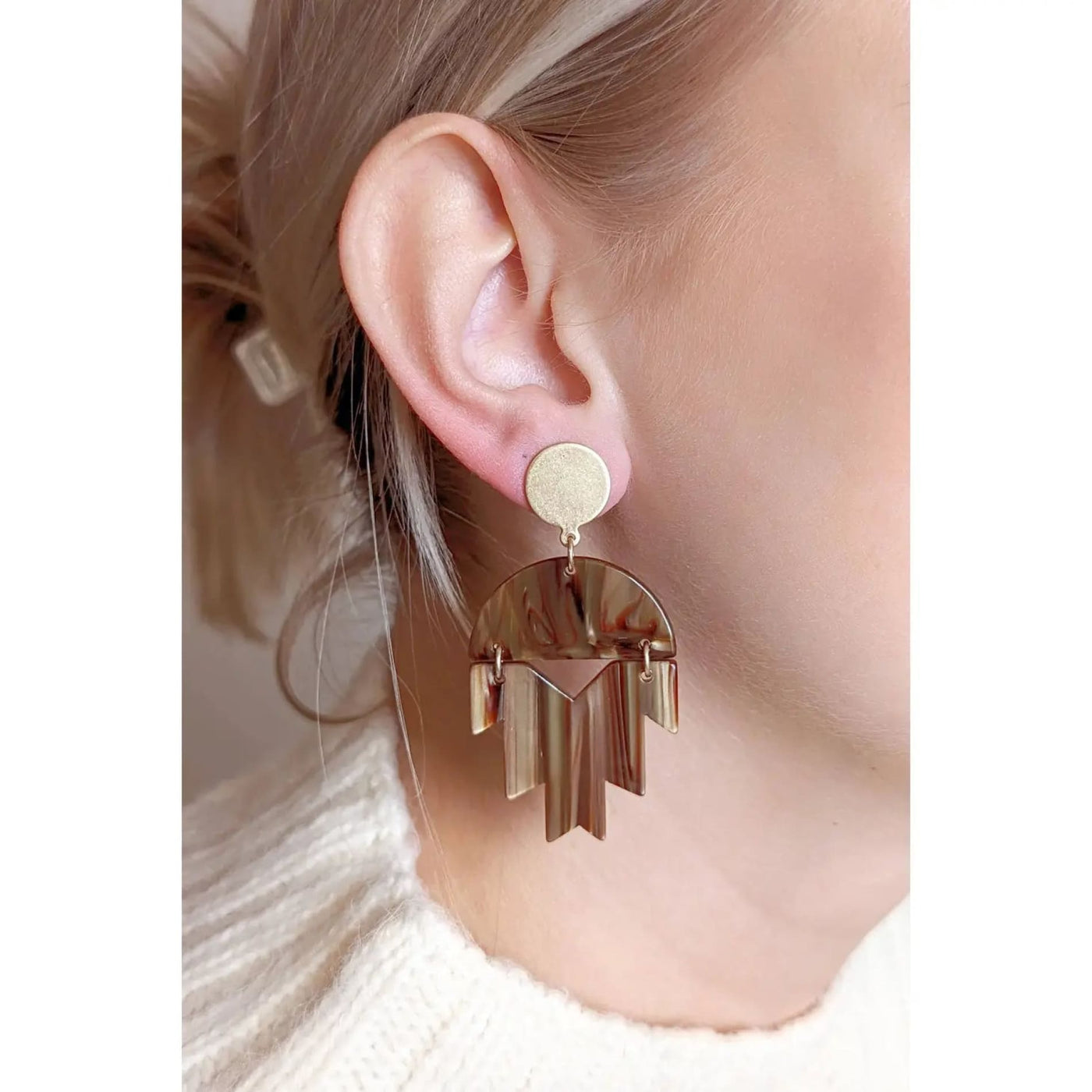 The Aislin Earrings - Brown - 190 Jewelry