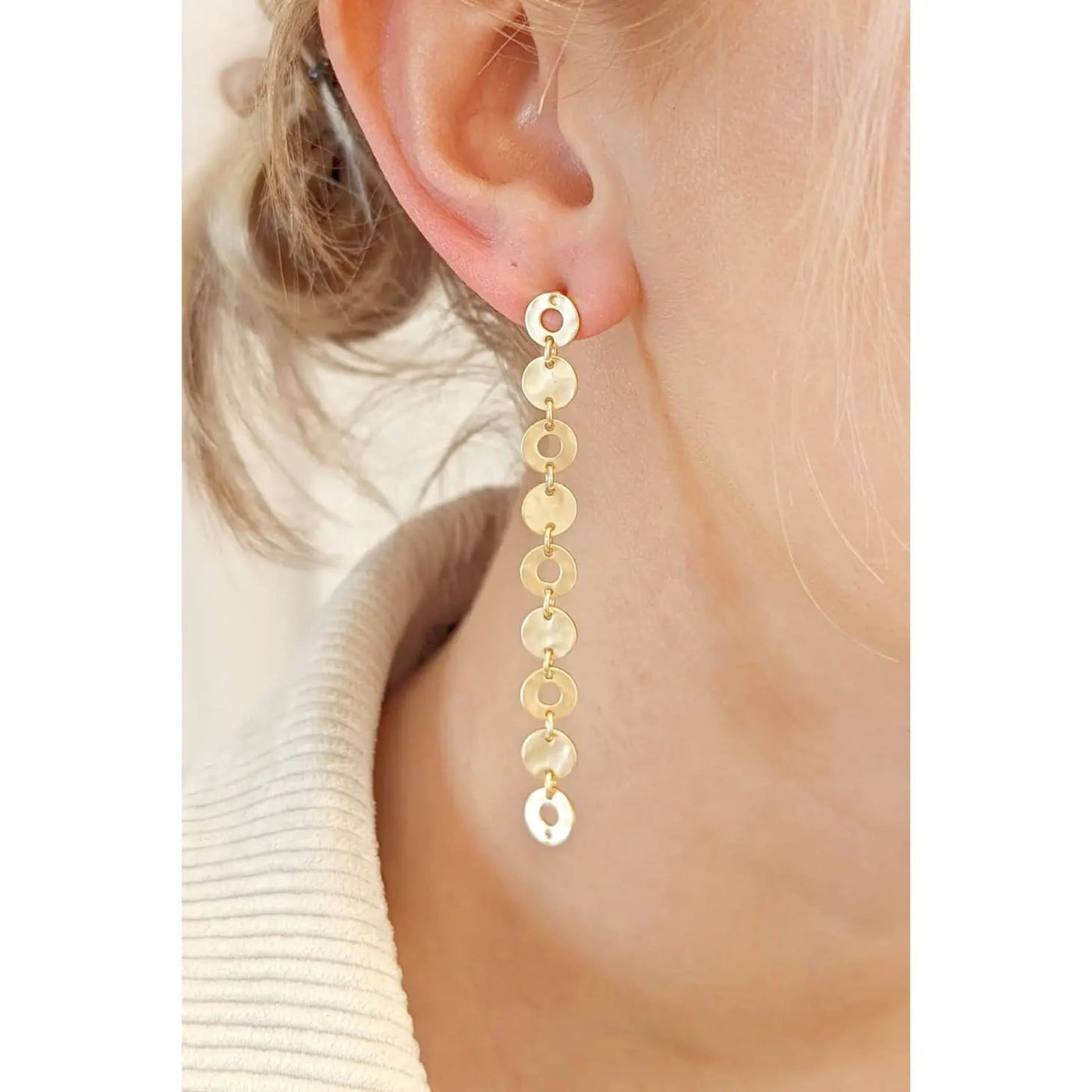 The Breanne Earrings - Matte Gold - 190 Jewelry