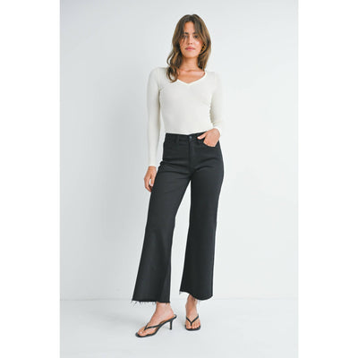 The Georgina Jeans - High Rise Wide Leg - 160 Denim