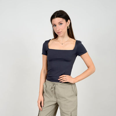 The Stacy Top - XS / Black - 100 Short/Sleeveless Tops
