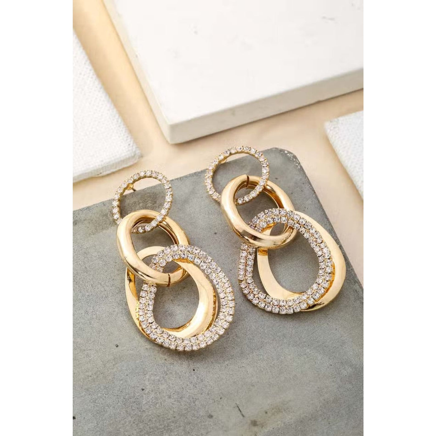 The Vicki Earrings - Gold - 190 Jewelry