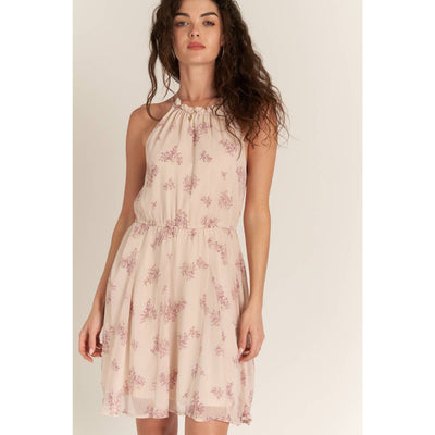 Thinkin’ Bout It Floral Mini Dress - S / Pink / 0722 - 175 Evening Dresses/Jumpsuits/Rompers