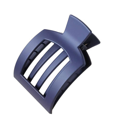 TikTok Trending Flat Large Hair Claw Clips - Matte Navy - 210 Other Accessories