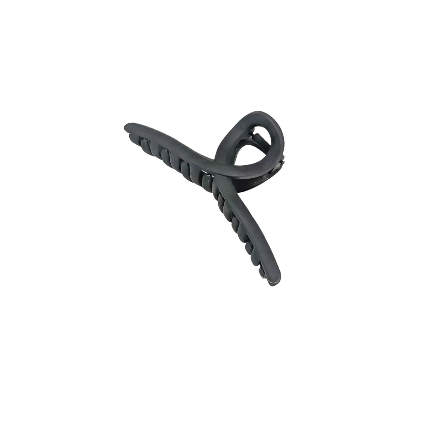 Twisted Hair Clip - Black - 190 Jewelry