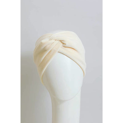 Twisted Velvet Headband - White - 210 Other Accessories